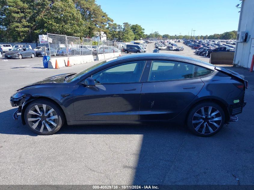 2024 TESLA MODEL 3 REAR-WHEEL DRIVE - 5YJ3E1EA1RF751516