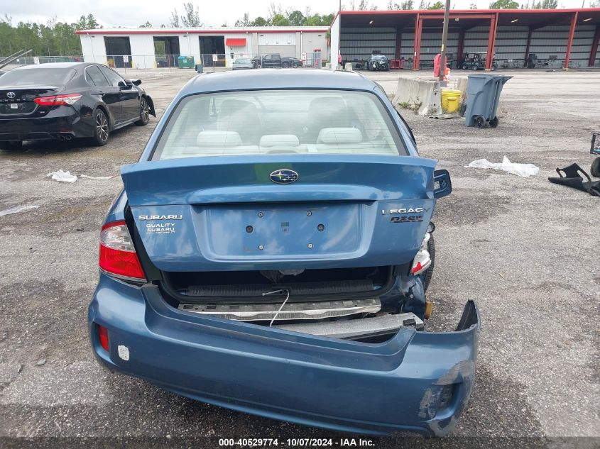 2008 Subaru Legacy 2.5I VIN: 4S3BL616087219761 Lot: 40529774