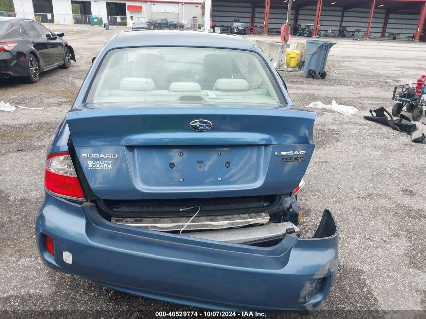 2008 Subaru Legacy 2.5I VIN: 4S3BL616087219761 Lot: 40529774