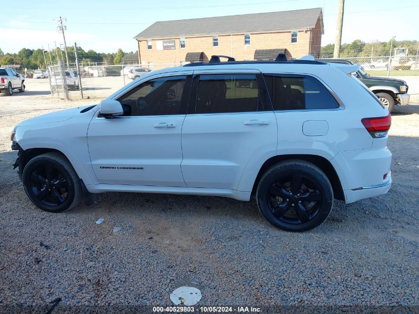 1C4RJFCT8GC334878 2016 Jeep Grand Cherokee Overland