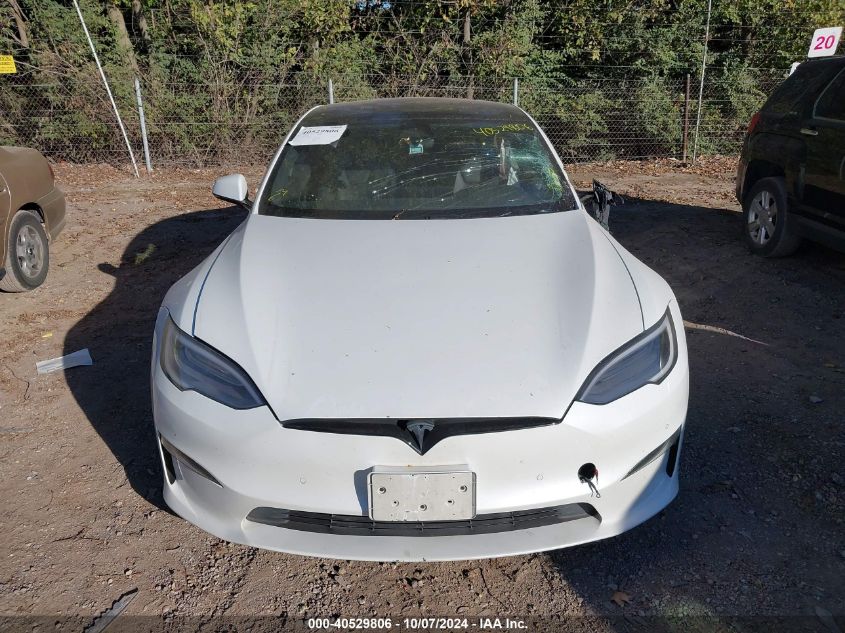 2021 Tesla Model S VIN: 5YJSA1E59MF456294 Lot: 40529806