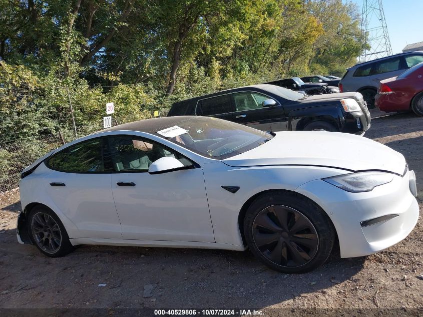 2021 Tesla Model S VIN: 5YJSA1E59MF456294 Lot: 40529806