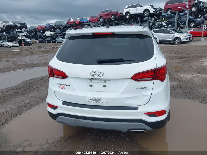 5NMZT3LB0JH094881 2018 Hyundai Santa Fe Sport 2.4L