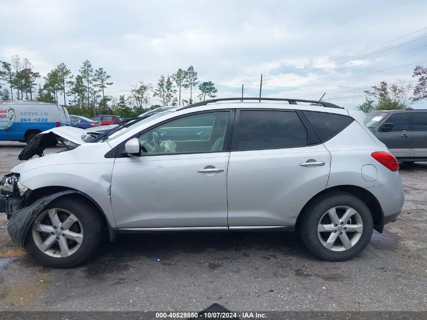 2009 Nissan Murano Sl VIN: JN8AZ18UX9W014459 Lot: 40529850