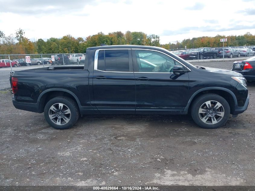 2017 Honda Ridgeline Rtl-T VIN: 5FPYK3F69HB003431 Lot: 40529864