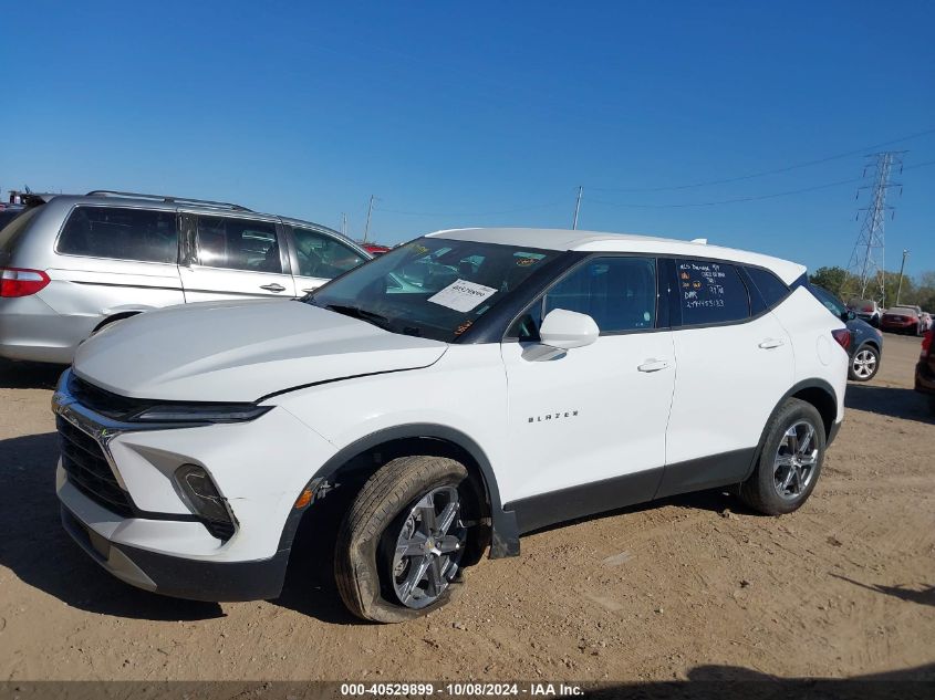 2023 Chevrolet Blazer Fwd 2Lt VIN: 3GNKBCR49PS165825 Lot: 40529899