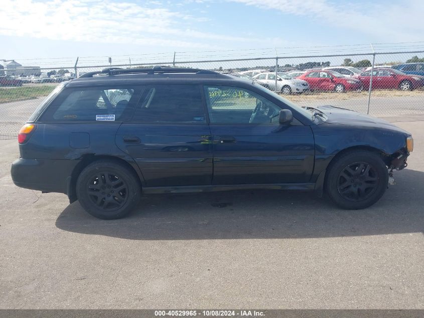 2002 Subaru Outback VIN: 4S3BH675326650673 Lot: 40529965