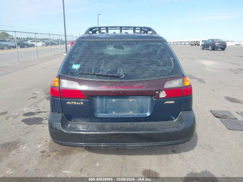 2002 Subaru Outback VIN: 4S3BH675326650673 Lot: 40529965