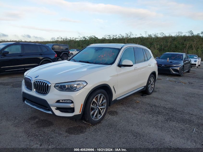 VIN 5UXTR7C50KLE93619 2019 BMW X3, Sdrive30I no.2