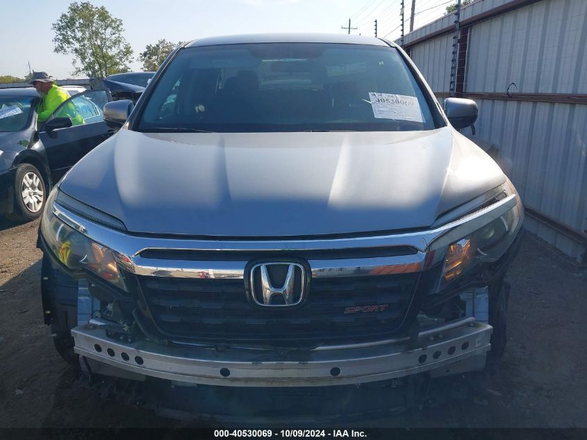 2019 Honda Ridgeline Sport VIN: 5FPYK3F18KB049151 Lot: 40530069