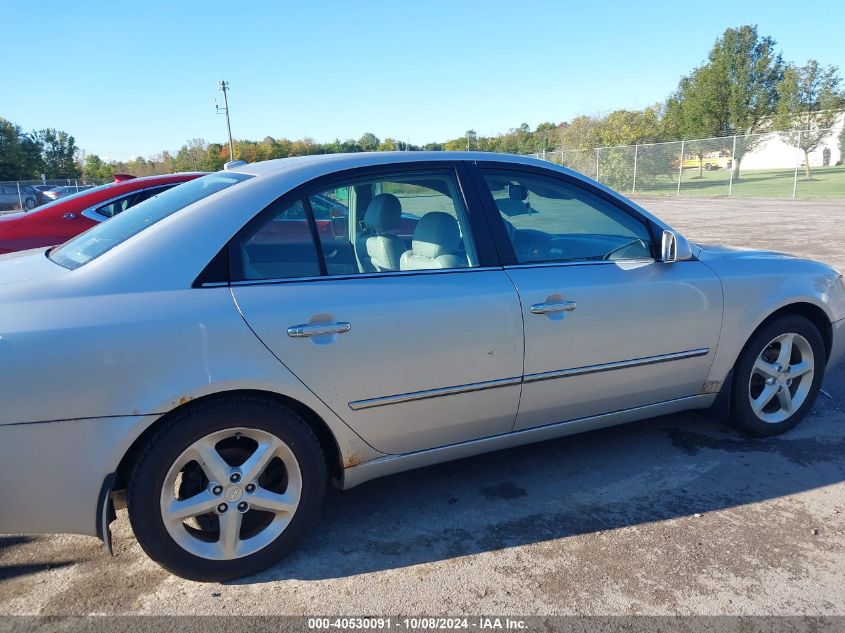 5NPEU46C38H306188 2008 Hyundai Sonata Se/Limited