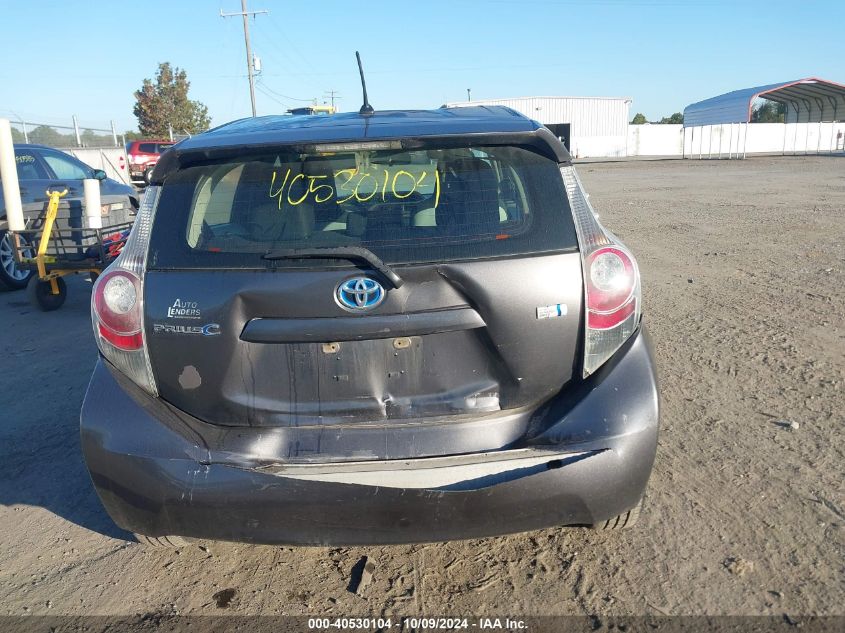 2013 Toyota Prius C VIN: JTDKDTB31D1035121 Lot: 40530104