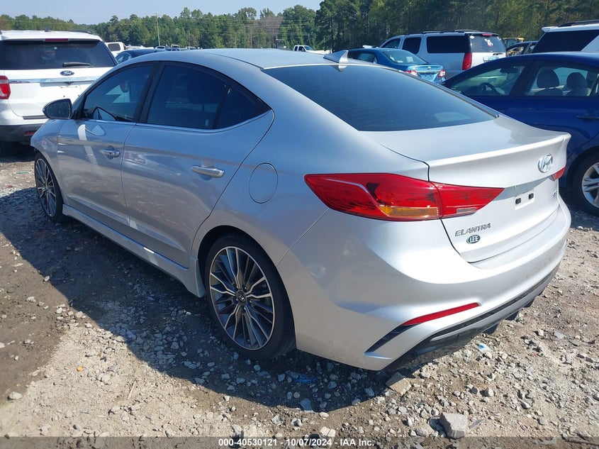 2018 HYUNDAI ELANTRA SPORT - KMHD04LB4JU515692