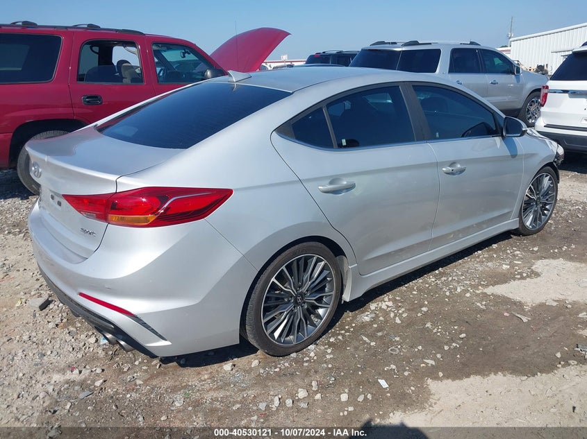 2018 HYUNDAI ELANTRA SPORT - KMHD04LB4JU515692