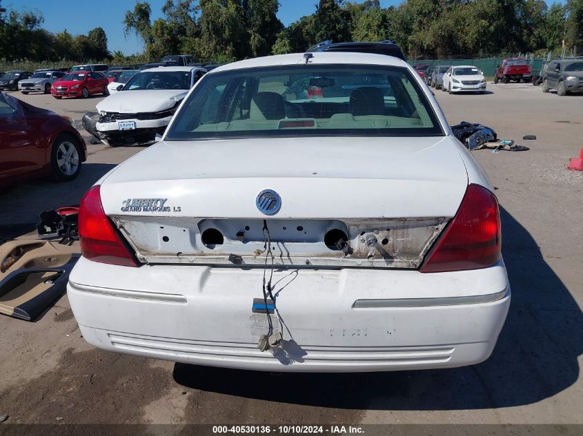 2006 Mercury Grand Marquis Ls VIN: 2MHFM75V46X638436 Lot: 40530136