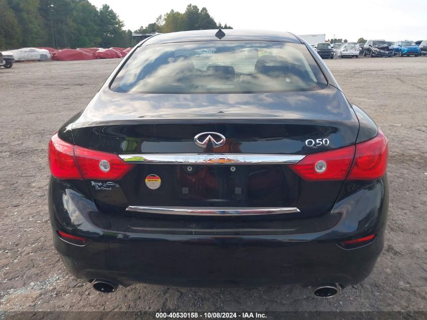 2014 Infiniti Q50 Premium/Sport VIN: JN1BV7AP7EM682005 Lot: 40530158