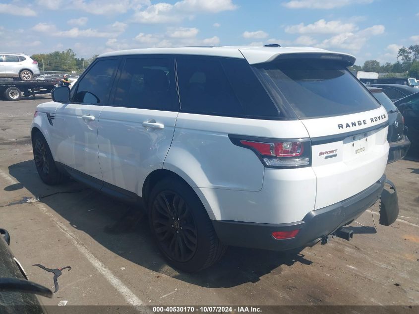 2014 Land Rover Range Rover Sport 5.0L V8 Supercharged VIN: SALWR2TFXEA353819 Lot: 40530170