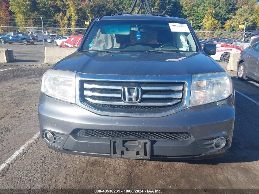 2013 Honda Pilot Ex-L VIN: 5FNYF4H57DB023856 Lot: 40530231