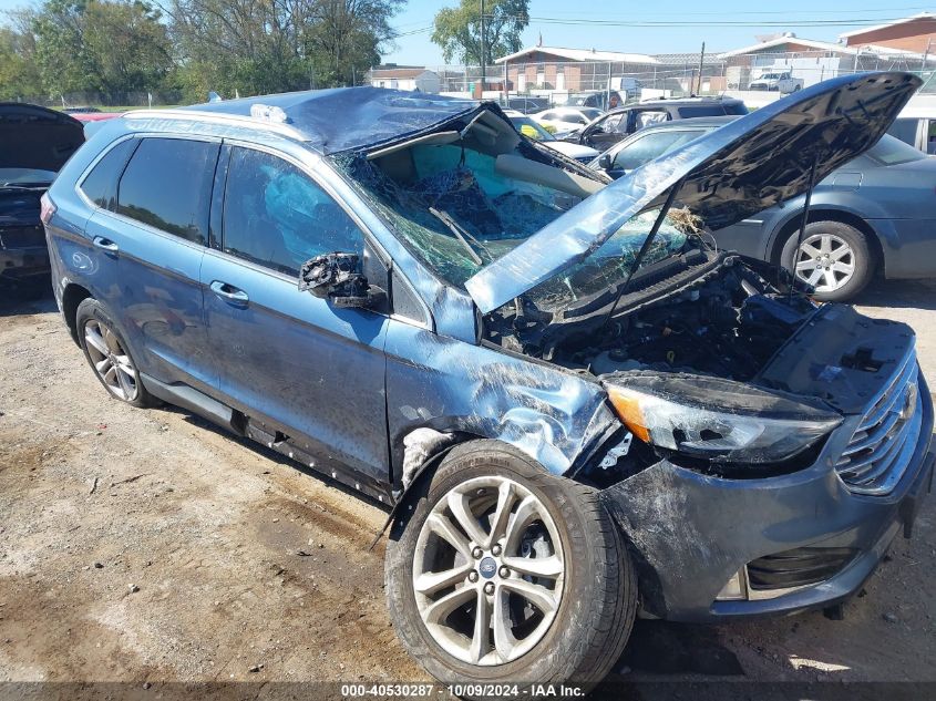 2019 Ford Edge Sel VIN: 2FMPK3J92KBB73670 Lot: 40530287