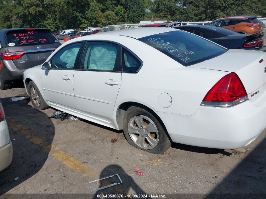 2G1WA5E34G1105929 2016 Chevrolet Impala Limited Ls