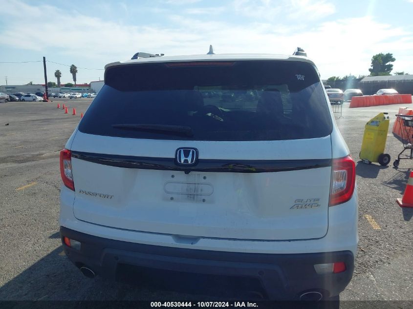 2020 Honda Passport Awd Elite VIN: 5FNYF8H08LB005263 Lot: 40530444