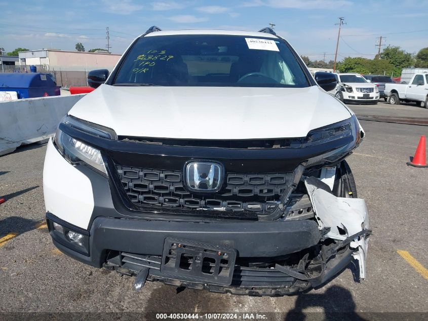 2020 Honda Passport Awd Elite VIN: 5FNYF8H08LB005263 Lot: 40530444