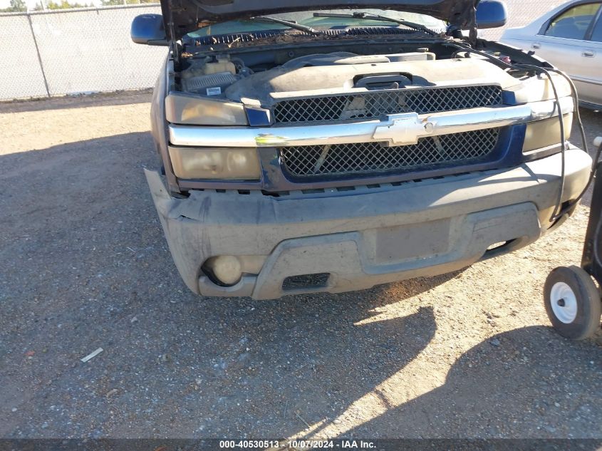 2002 Chevrolet Avalanche 1500 VIN: 3GNEC13TX2G123979 Lot: 40530513