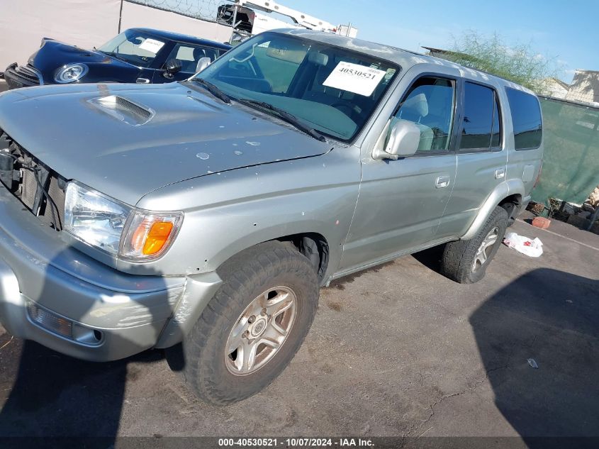 2000 Toyota 4Runner Sr5 VIN: JT3GN86R7Y0146481 Lot: 40530521