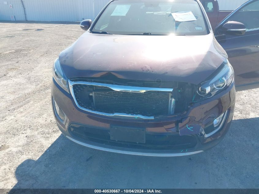 2016 KIA SORENTO 3.3L EX - 5XYPH4A52GG158899