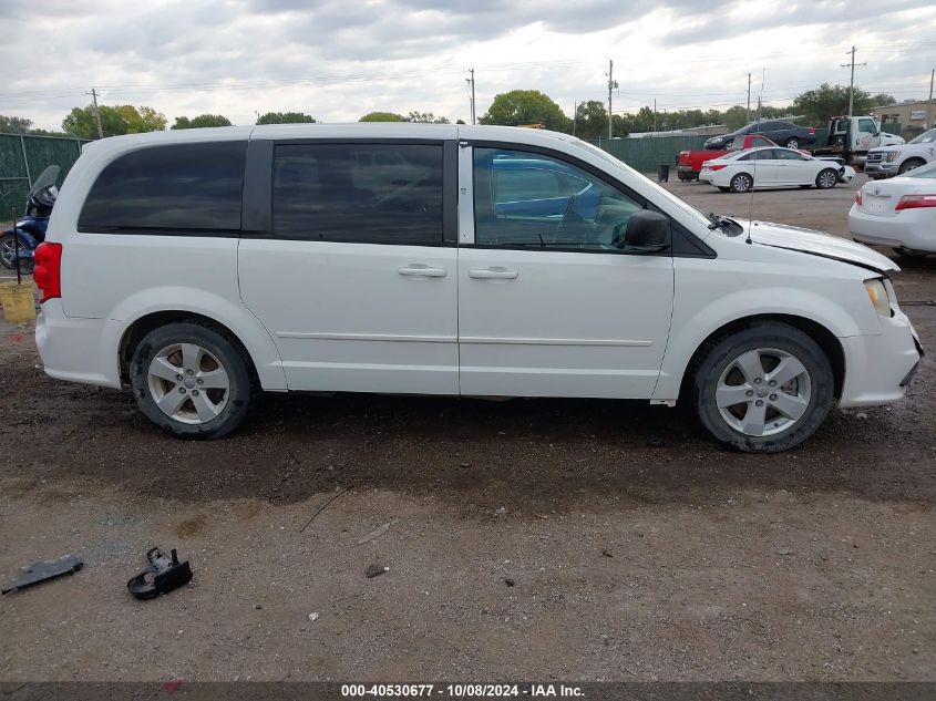 2C4RDGBG8DR760980 2013 Dodge Grand Caravan Se