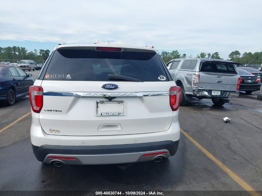 2017 Ford Explorer Limited VIN: 1FM5K7F86HGE07910 Lot: 40530744