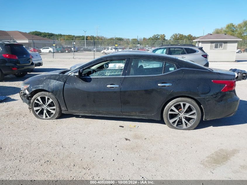 2018 Nissan Maxima 3.5S/Sv/Sl/Sr/Plat VIN: 1N4AA6AP7JC374241 Lot: 40530800