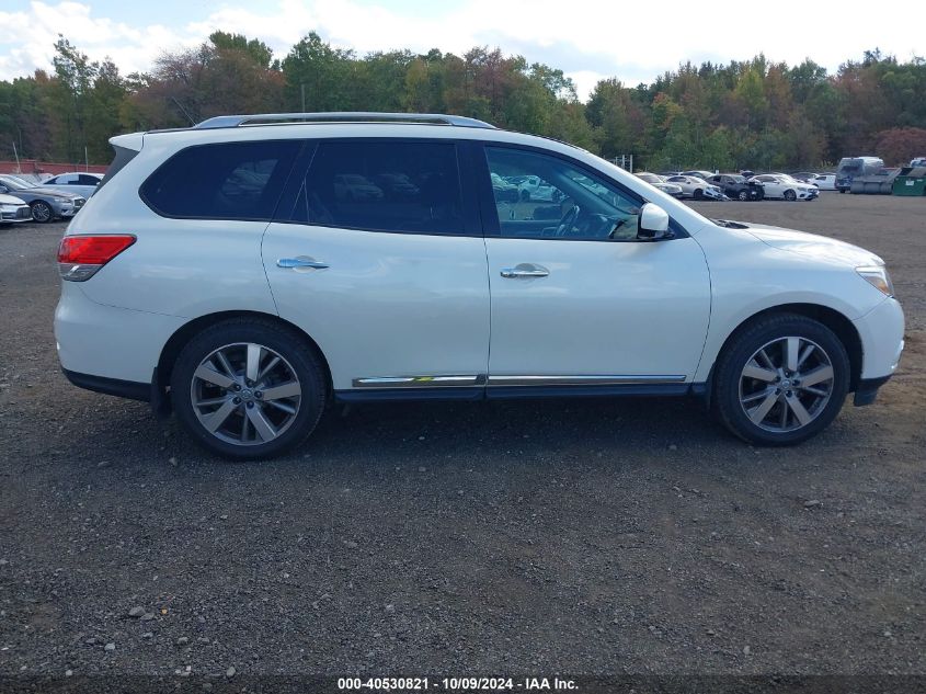 2016 Nissan Pathfinder Platinum VIN: 5N1AR2MM3GC645829 Lot: 40530821