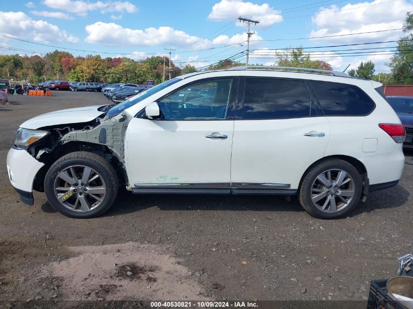 2016 Nissan Pathfinder Platinum VIN: 5N1AR2MM3GC645829 Lot: 40530821