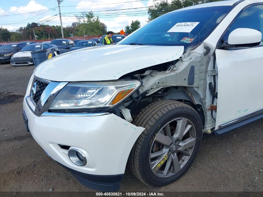 2016 Nissan Pathfinder Platinum VIN: 5N1AR2MM3GC645829 Lot: 40530821