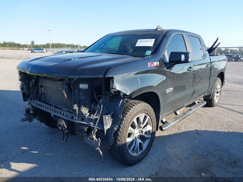 2021 CHEVROLET SILVERADO 1500 4WD  SHORT BED RST - 1GCUYEEL3MZ119074