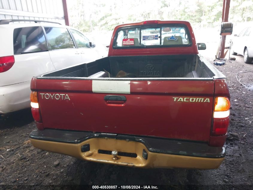 5TENL42N91Z780322 2001 Toyota Tacoma