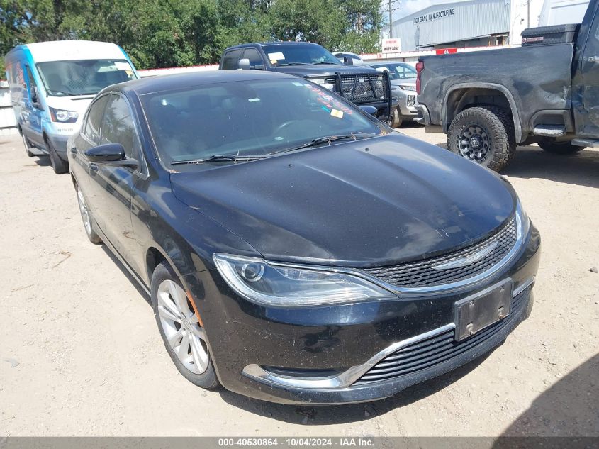 2015 Chrysler 200 Limited VIN: 1C3CCCAB0FN535139 Lot: 40530864