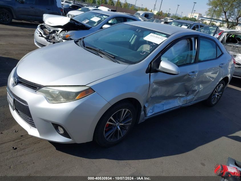 5YFBURHE7GP376955 2016 TOYOTA COROLLA - Image 2