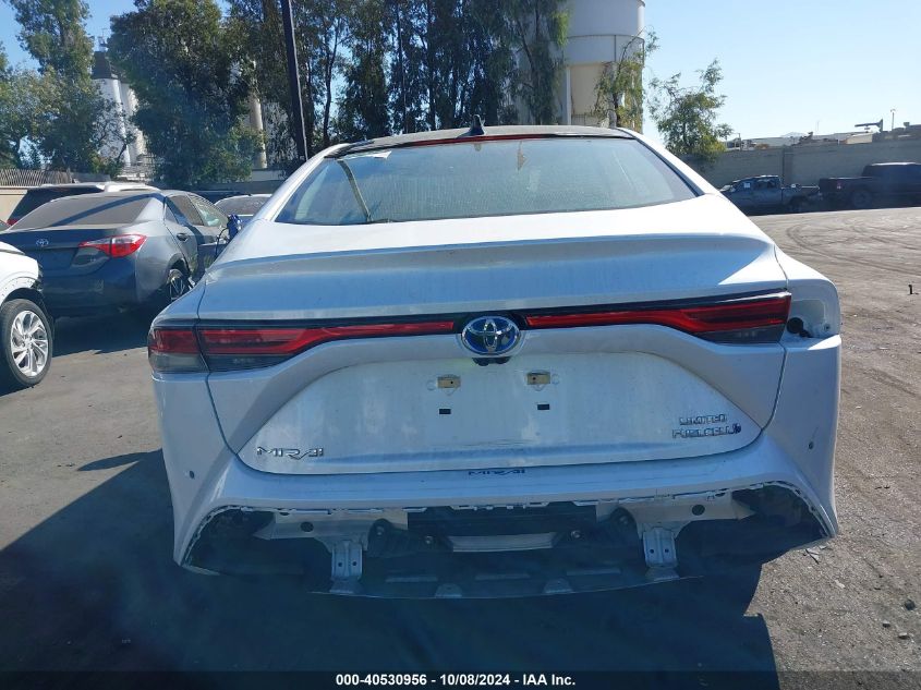 2021 Toyota Mirai Limited VIN: JTDAAAAA5MA001515 Lot: 40530956