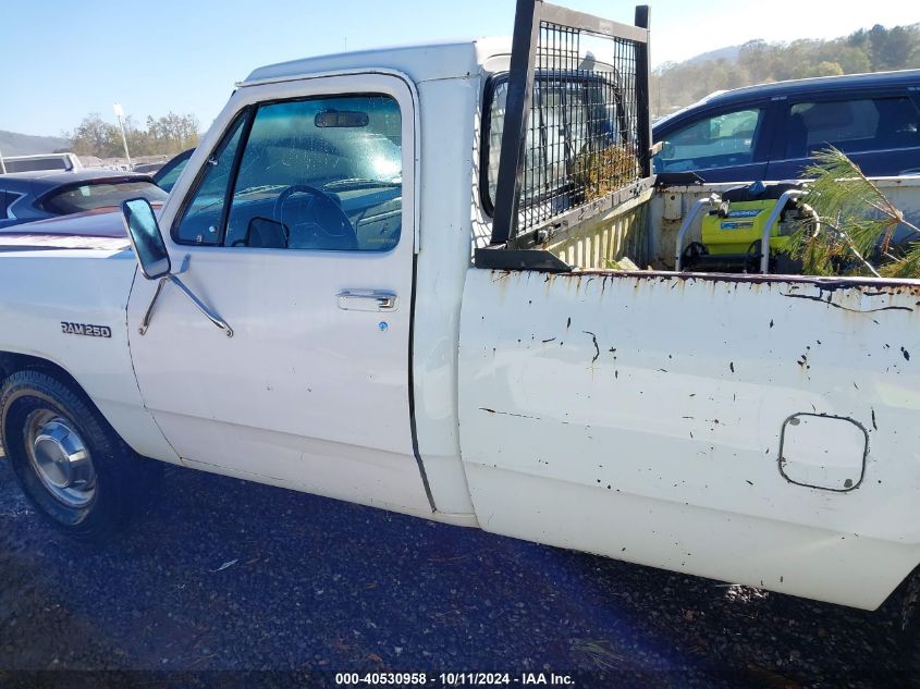 1B7KE26Z2MS236817 1991 Dodge D-Series D200/D250