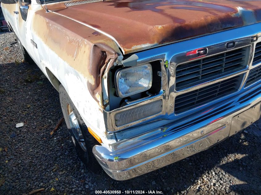 1B7KE26Z2MS236817 1991 Dodge D-Series D200/D250