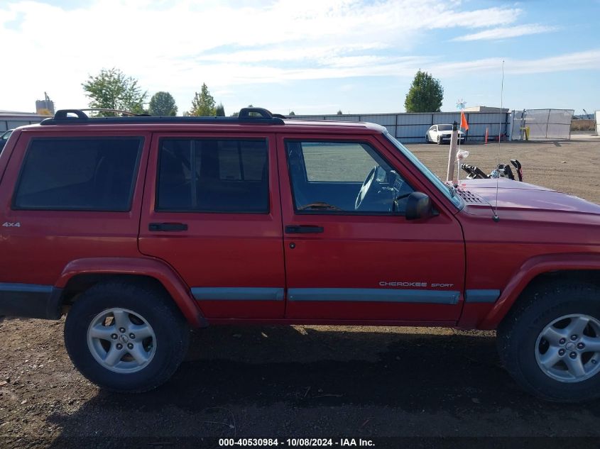 1999 Jeep Cherokee Classic/Sport VIN: 1J4FF68S6XL554261 Lot: 40530984