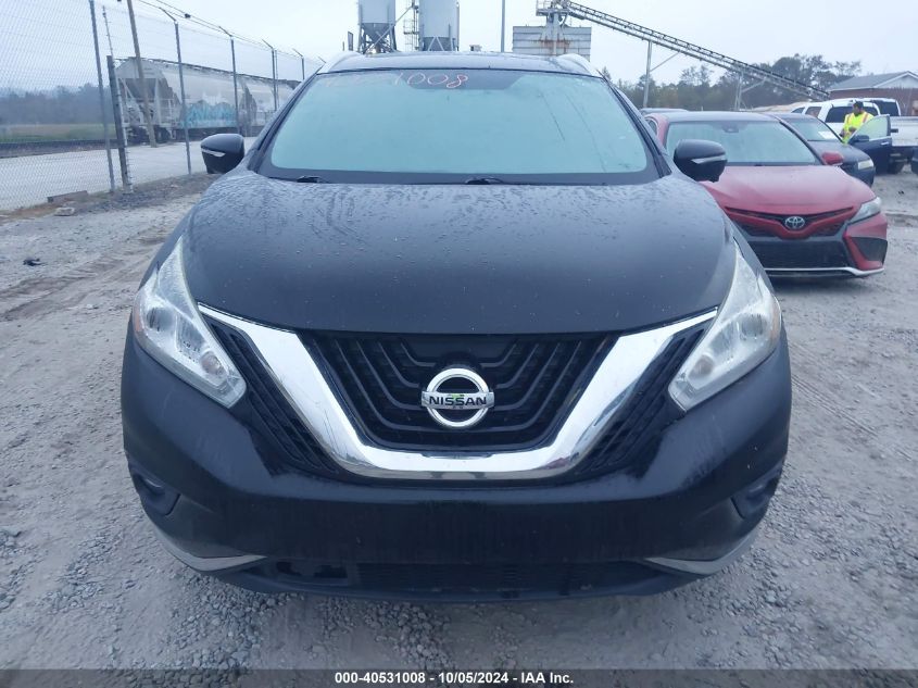 5N1AZ2MG2FN233673 2015 Nissan Murano Platinum