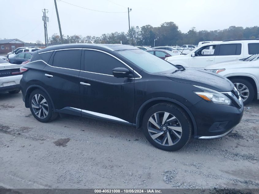 5N1AZ2MG2FN233673 2015 Nissan Murano Platinum