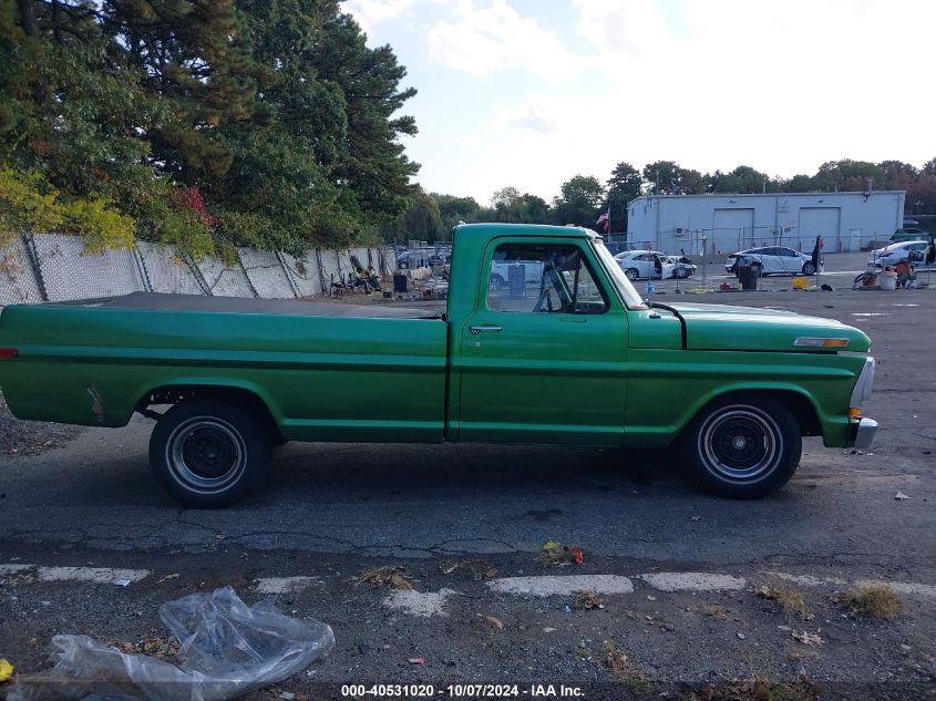 1970 Ford F150 VIN: 000000F10YRJ58450 Lot: 40531020