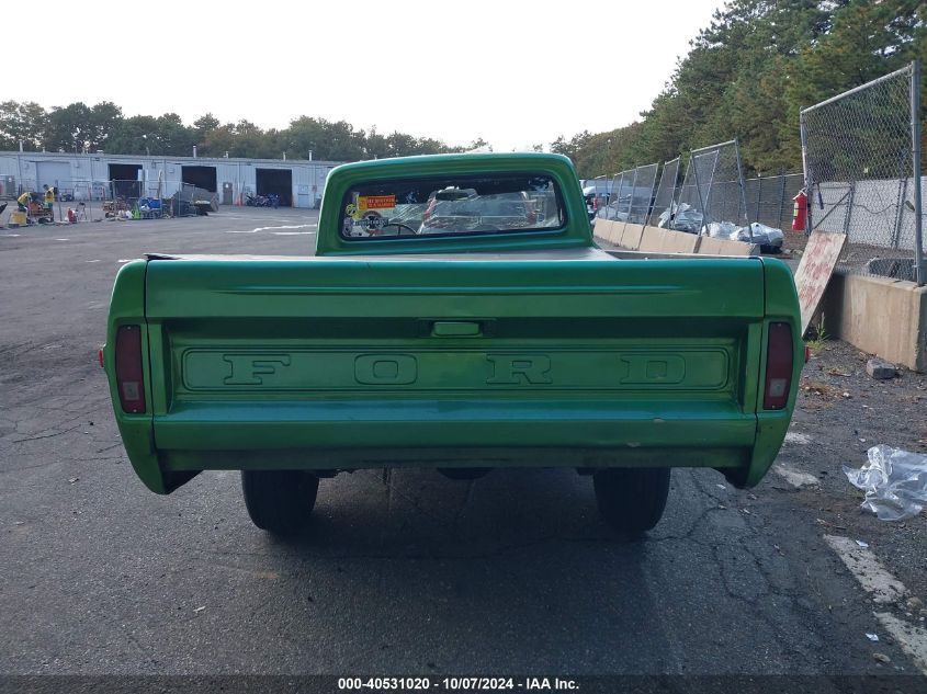 1970 Ford F150 VIN: 000000F10YRJ58450 Lot: 40531020