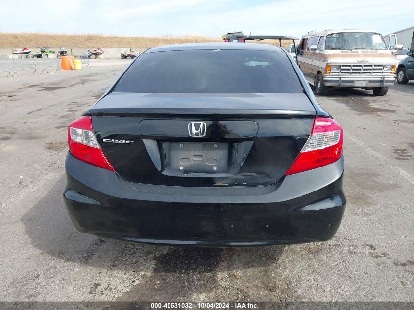 2012 Honda Civic Lx VIN: 19XFB2F53CE359664 Lot: 40531032