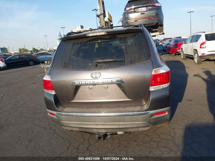 2012 Toyota Highlander Se VIN: 5TDZA3EHXCS029270 Lot: 40531059