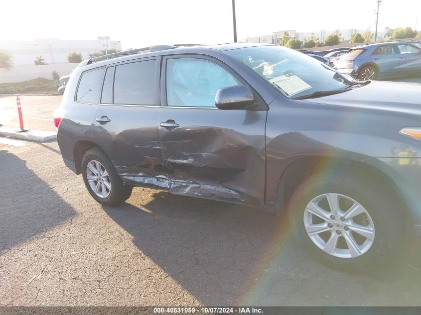 2012 Toyota Highlander Se VIN: 5TDZA3EHXCS029270 Lot: 40531059